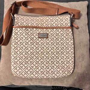 Tommy Hilfiger Monogram Crossbody Shoulder Bag